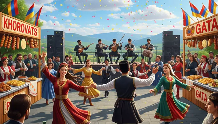 جشنواره های تابستانه و بی نظیر ارمنستان